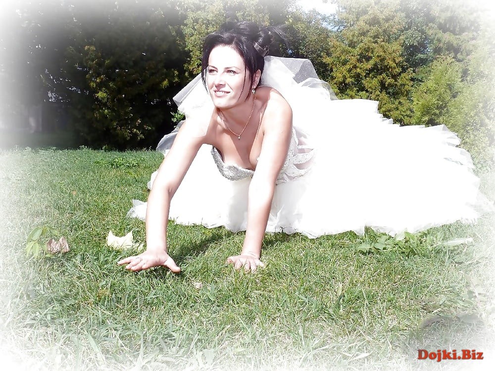 Фотосессия с невестой засвет груди